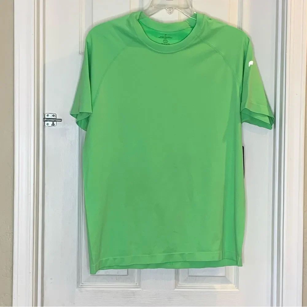 Fabletics The Training Day Tee in Lime Green Size XL